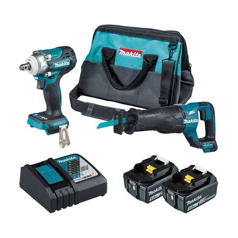 Makita 牧田 18v鋰電無刷套筒扳手手提鋸機雙機組 Dlx2405tx1dlx2405tx1 Pchome 24h購物