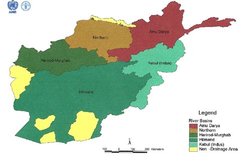 Afghanistan rivers basins (FAO, 2012). | Download Scientific Diagram