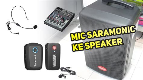 Cara Menyambungkan Mic Wireless Ke Speaker Homecare