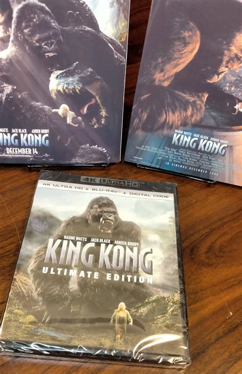 King Kong Ultimate Edition 4kblu Raydigital Custom Slipcover New Box S