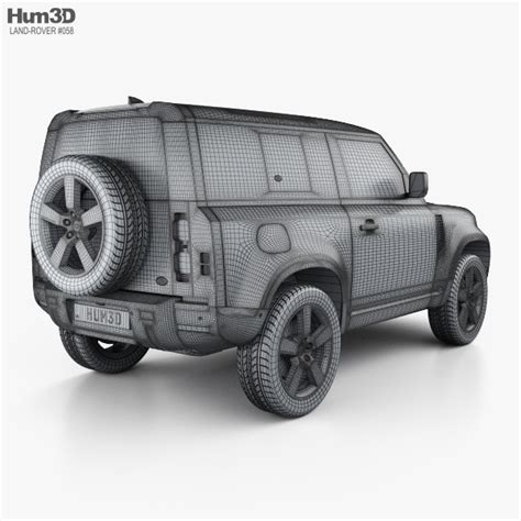 Land Rover Defender 90 2022 3d Model Vehicles On Hum3d