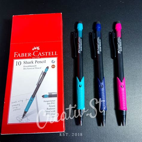 Jual FABER CASTELL Pensil Mekanik Shark 0 5 Mm Mechanical Pencil