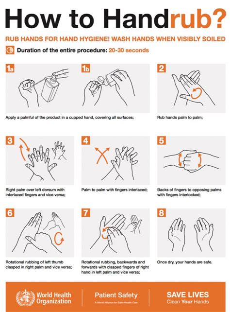 The Steps of Proper Hand Washing: WHO Hand Hygiene | We Stress Free