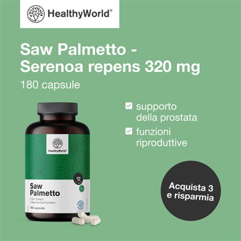 Saw Palmetto Serenoa Repens Mg Capsule Futunatura It