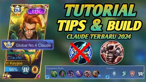 Tips Tutorial Menguasai Hero Claude Cara Farming Laning Build