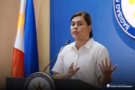 Assassination Remarks Taken Out Of Context Vp Sara Duterte Says