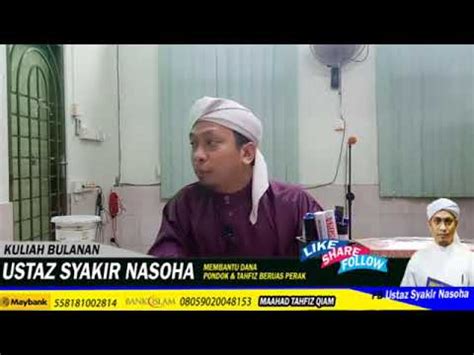 Ustaz Syakir Nasoha Hadis Peristiwa Akhir Zaman Youtube