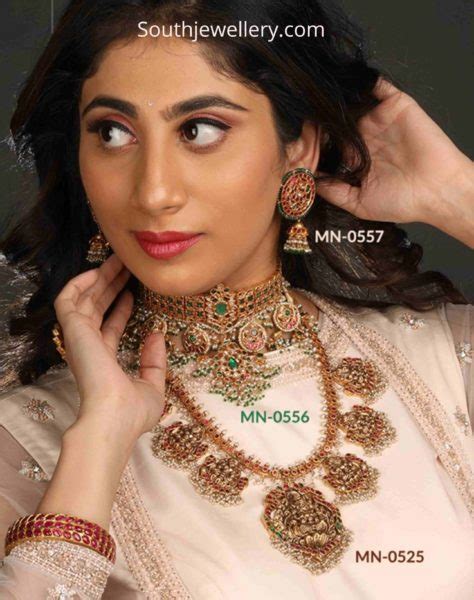 Kundan Choker Set And Guttapusalu Haram Indian Jewellery Designs