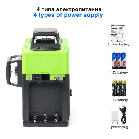 Kaitian Green Laser Level Self Leveling D Lines Tilt Function