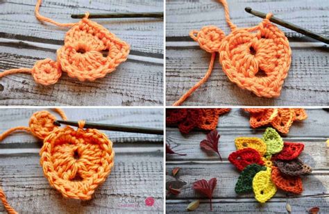 Fall Leaves Granny Square Free Crochet Pattern