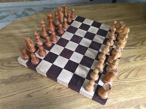 End Grain Chess Board — Built By Betts