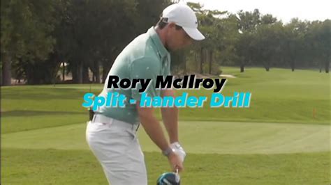 Mind Blowing Rory McIlroy Split Hander Drill Driver Iron Swing