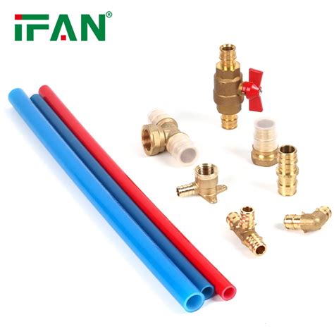 Ifan Hot Selling Pex Crimp Fittings Pex Pipe Copper Connector