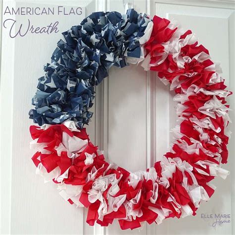 American Flag Wreath