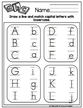 Alphabet Review "No Prep" by Preschool Printable | TpT