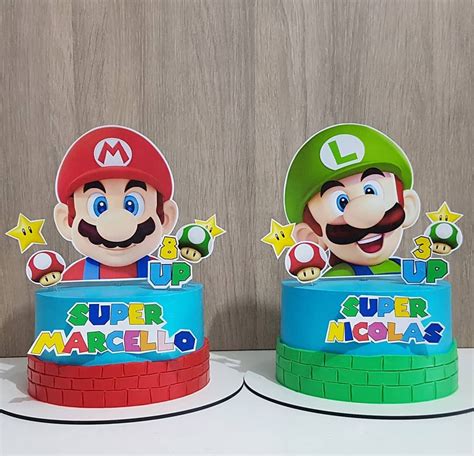 Super Mario Bros Topper Mario Bros Bday Party Mario Characters