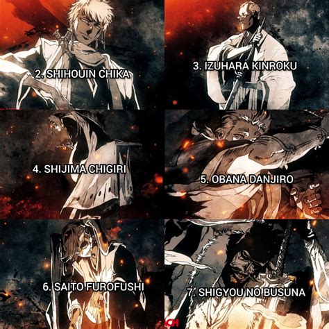 Os Principais Fatos De Bleach Sobre O Gotei Original Nomes