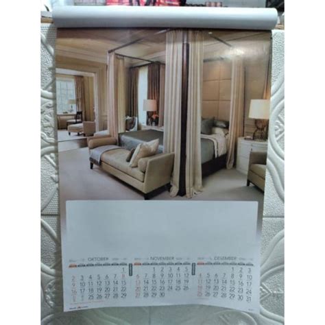 Jual Kalender Dinding Triwulan Luxurious Interior Tahun Shopee