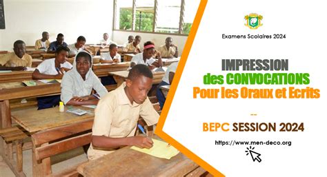 Bepc Session Impression Des Convocations Pour Les Oraux Et