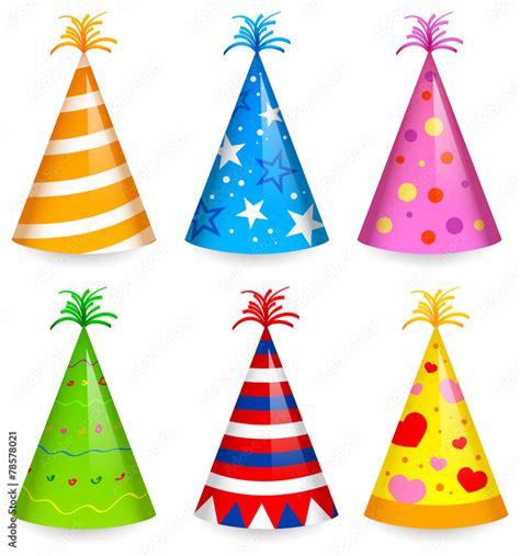 Party Hats Stock Vector Adobe Stock