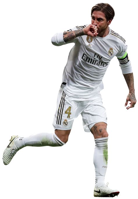 Sergio Ramos Real Madrid Football Render Footyrenders