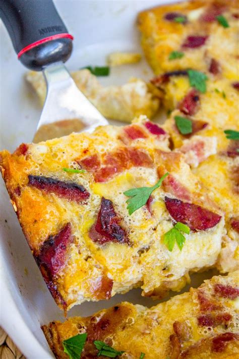 Overnight Bacon And Egg Casserole Recipe From The Food Charlatan