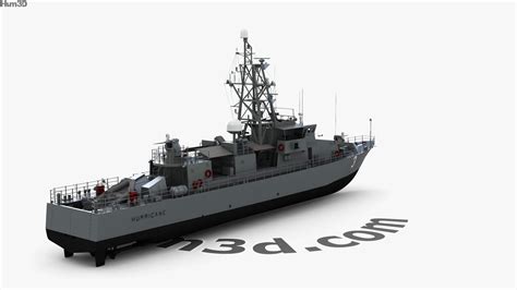 360 View Of Cyclone Class Patrol Boat 3D Model Hum3D Store