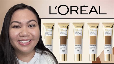 Loreal Age Perfect Radiant Serum Foundation 8 Hour Wear Test And