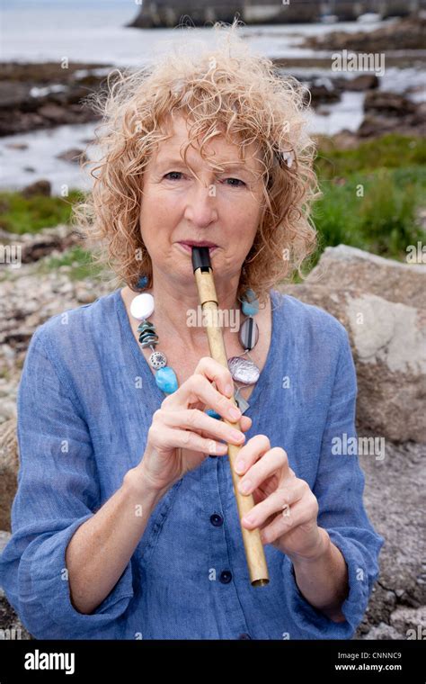 Mary Bergin Traditional Irish Musician Whistle Player Stock Photo Alamy