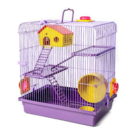 Gaiola Hamster Super Luxo Andares Jel Plast