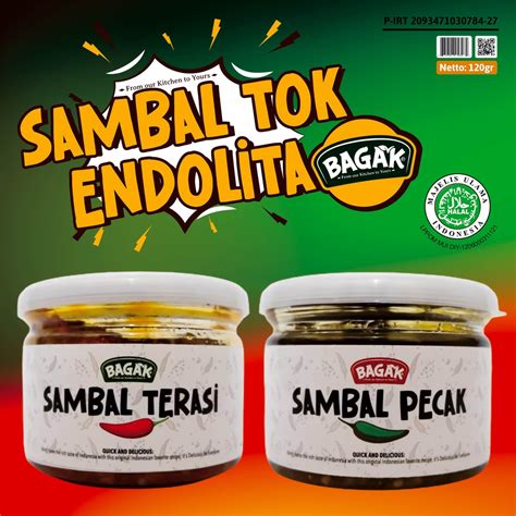 Jual Sambal Bagak Sambal Terasi Sambal Pecak Sambal Ireng Bumbu