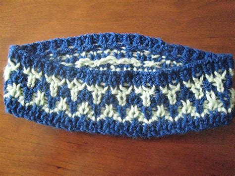 Ravelry Zigzag Ribbed Mosaic Headband Pattern By Carol Schoenfelder