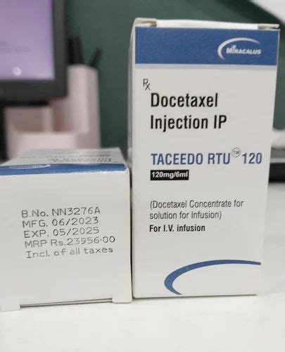 Docetaxel 120 Mg Injection At Rs 2000 Vial Taxotere In New Delhi ID