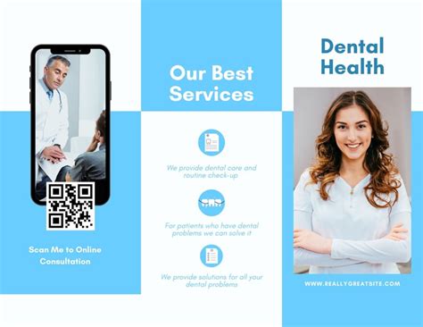 Free To Edit And Print Dental Brochure Templates Canva