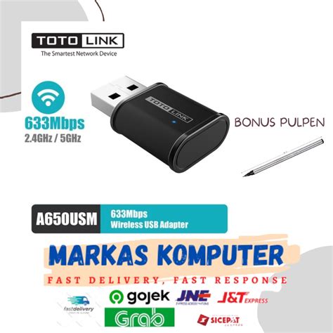 Jual Totolink A650usm Ac650 Wireless Dual Band Usb Adapter Wifi