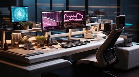 Premium AI Image | Ergonomics for Optimal Workstation Setup