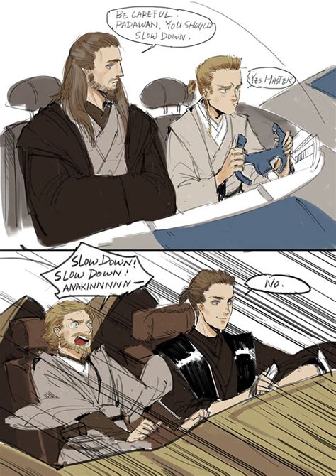 Anakin Doesnt Care About The Speed Limits Like Obi Wan Does Xd I Am