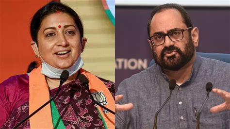 Smriti Irani To Rajeev Chandrasekhar 20 BJP Bigwigs From Modi 2 0