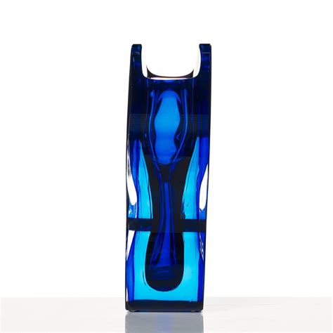 Helén Krantz a unique glass vase Orrefors Sweden 2002 Bukowskis