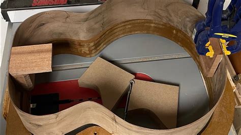 Gluing Acoustic Guitar Neck Block And Tail Blocks YouTube