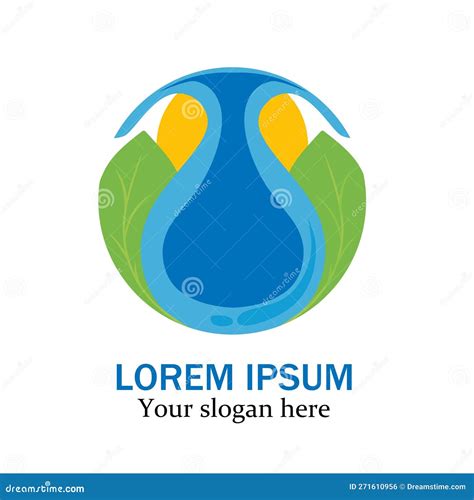 Water, Natural Resources Logo Ilustration Design Stock Vector ...