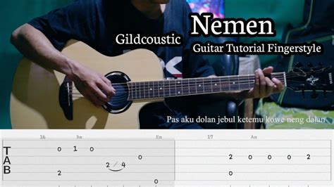 Nemen Gildcoustic Tutorial Gitar Fingerstyle Tab Chord