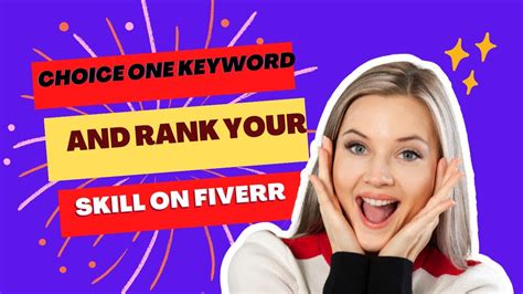 How To Find The Right Keywords And Skills For Your Fiverr Youtube