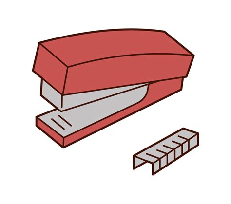 ホッチキス・ステープラーのイラスト フリーイラスト素材集 Kukukeke