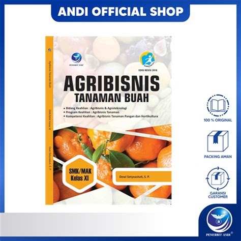 Jual Penerbit Andi Agribisnis Tanaman Buah Smk Mak Kelas Xi Program