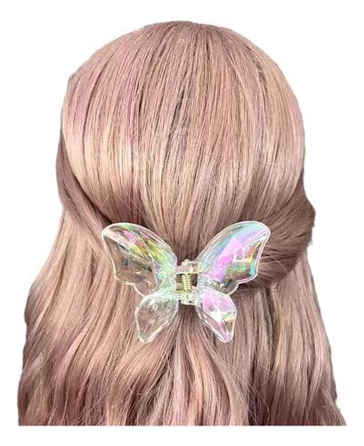 Pinza Gancho Caim N Cristal Mariposa Boreal Para El Cabello Cuotas