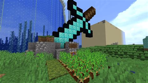 I made a little grave for TechnoBlade(mybe add a crown on trhe sword ...