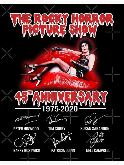 The Rocky Horror Picture Show Th Anniversary Cast Signature