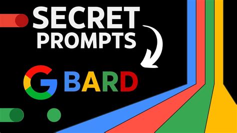 Secret Prompts For Google Bard Youtube