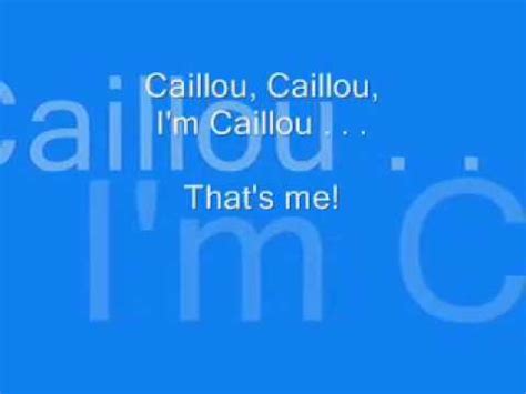 Caillou Theme - Caillou